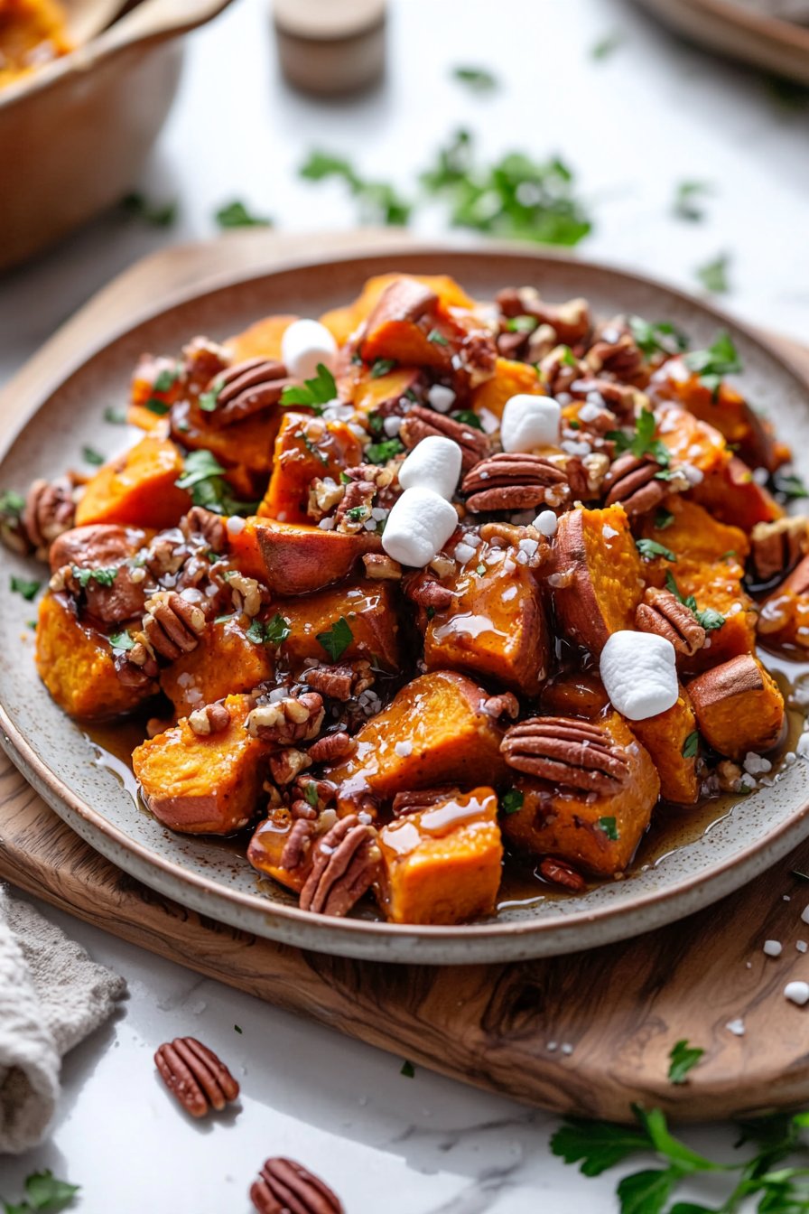 Southern Maple Sweet Potato Casserole