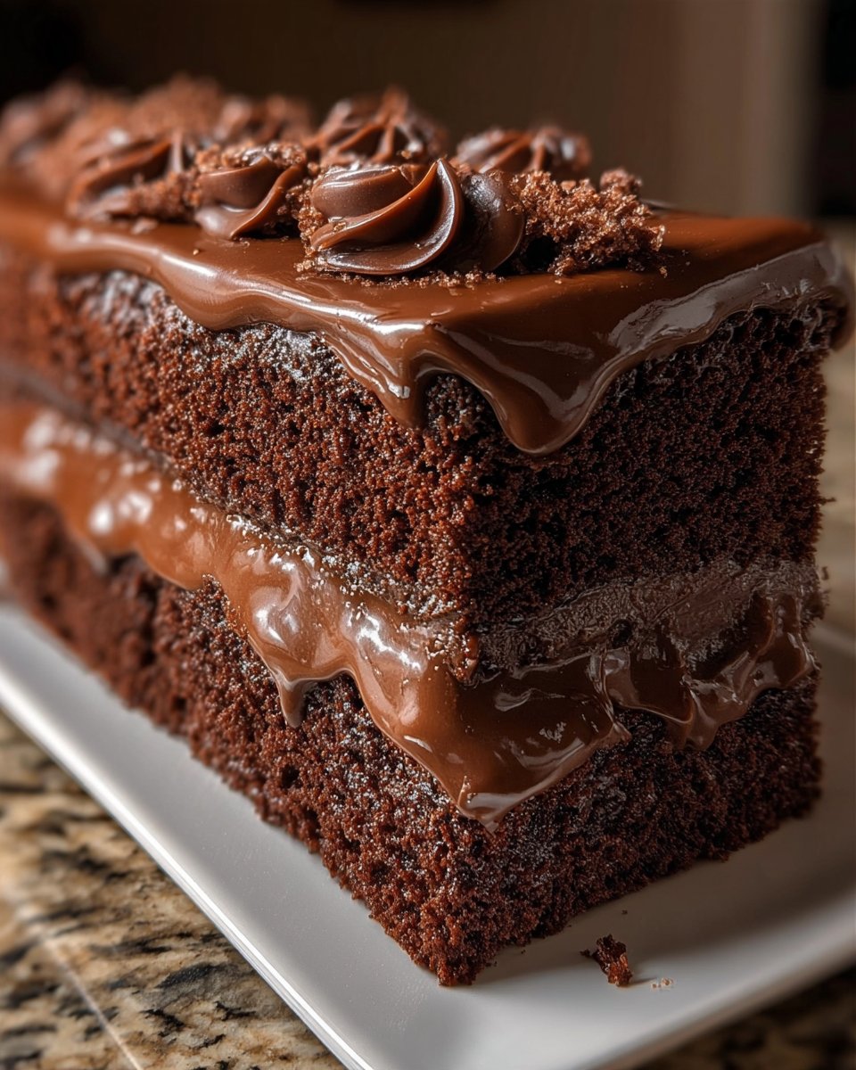 Dreamy Chocolate Fudge Cake