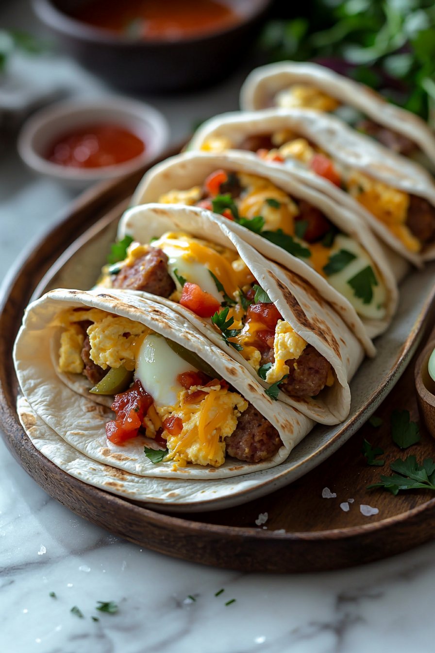 Loaded Breakfast Burritos