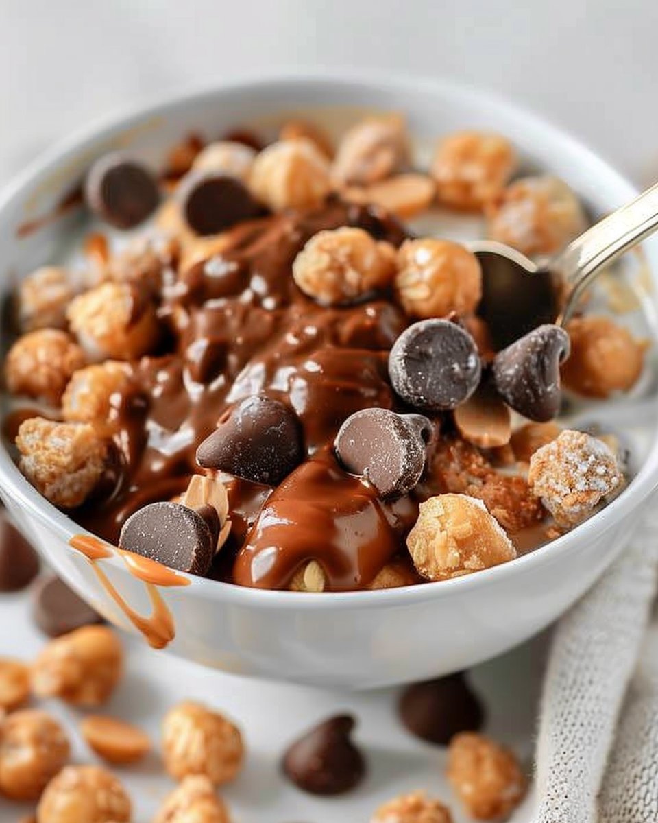 Homemade Chocolate Peanut Butter Cereal