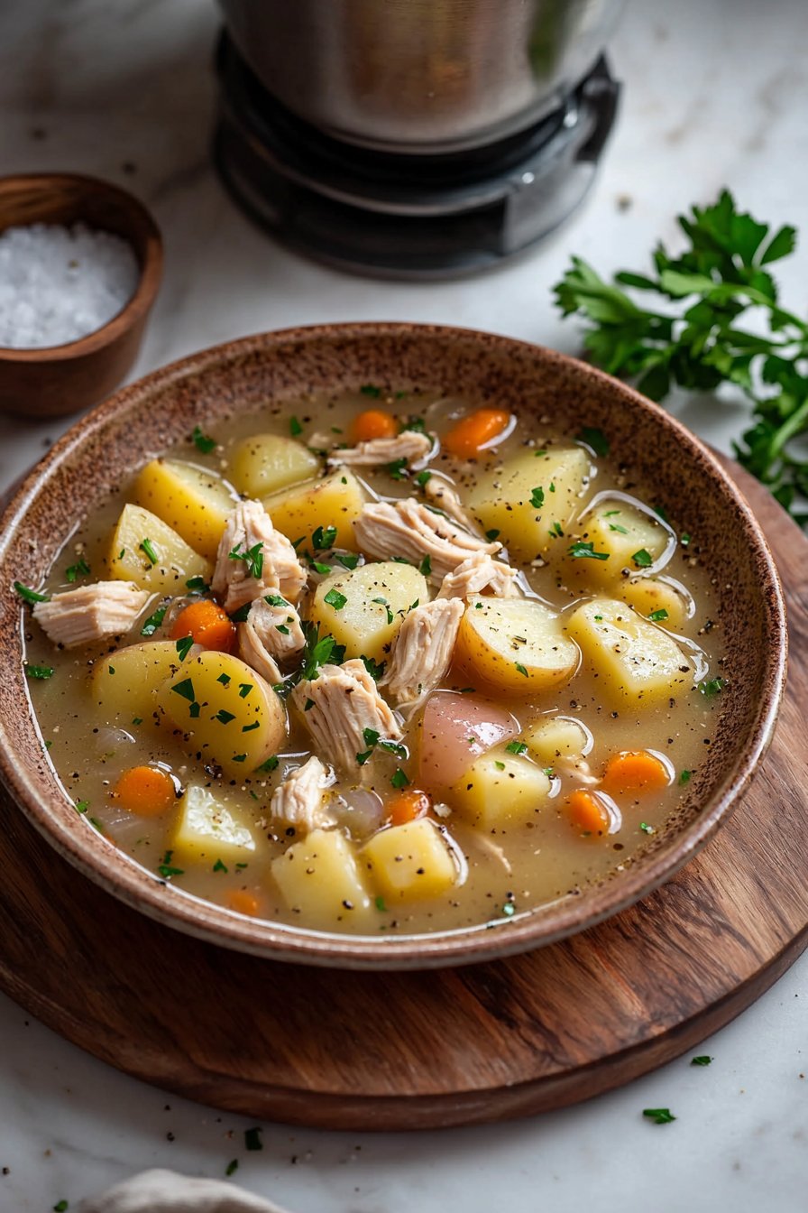 Hühnerkartoffelsuppe