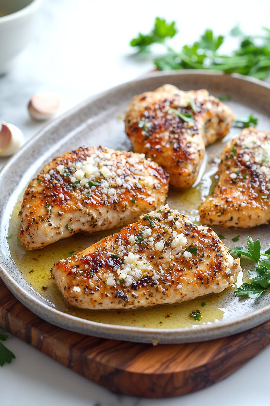 Blackstone Garlic Parmesan Chicken
