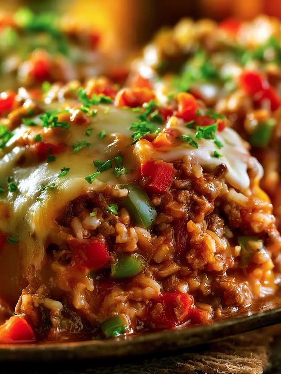 Cazuela de Pimientos Rellenos
