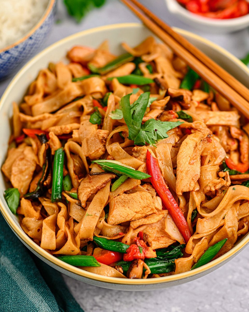 Drunken Noodles Pad Kee Mao