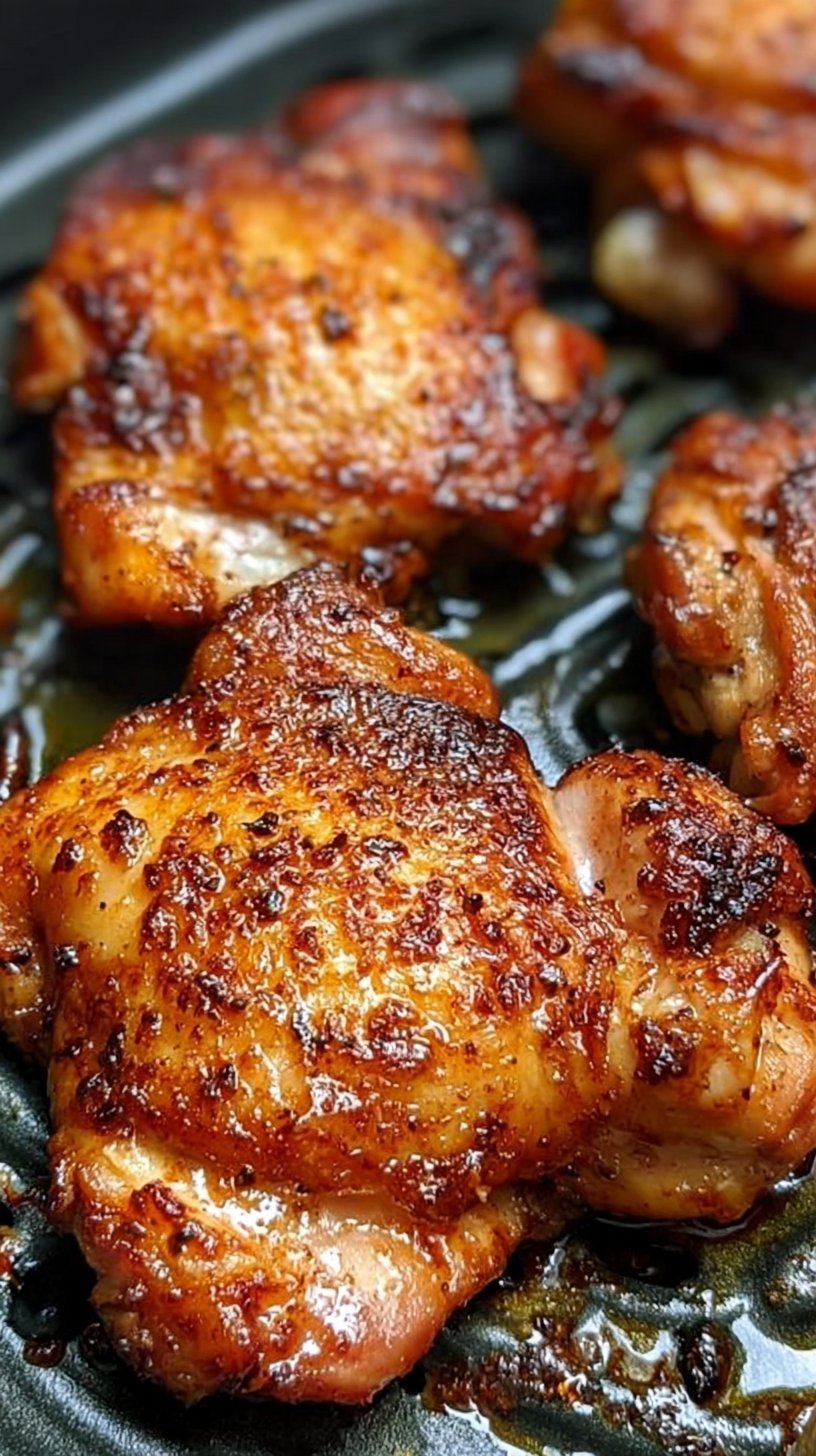 Crispy Air Fryer Boneless Skinless Chicken Thighs