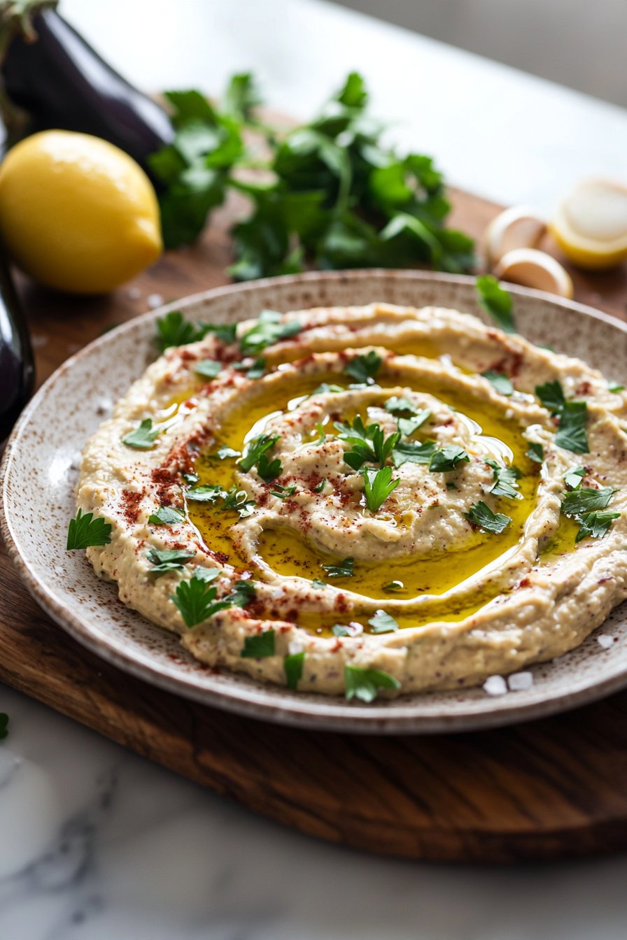 Baba Ganoush Without Tahini
