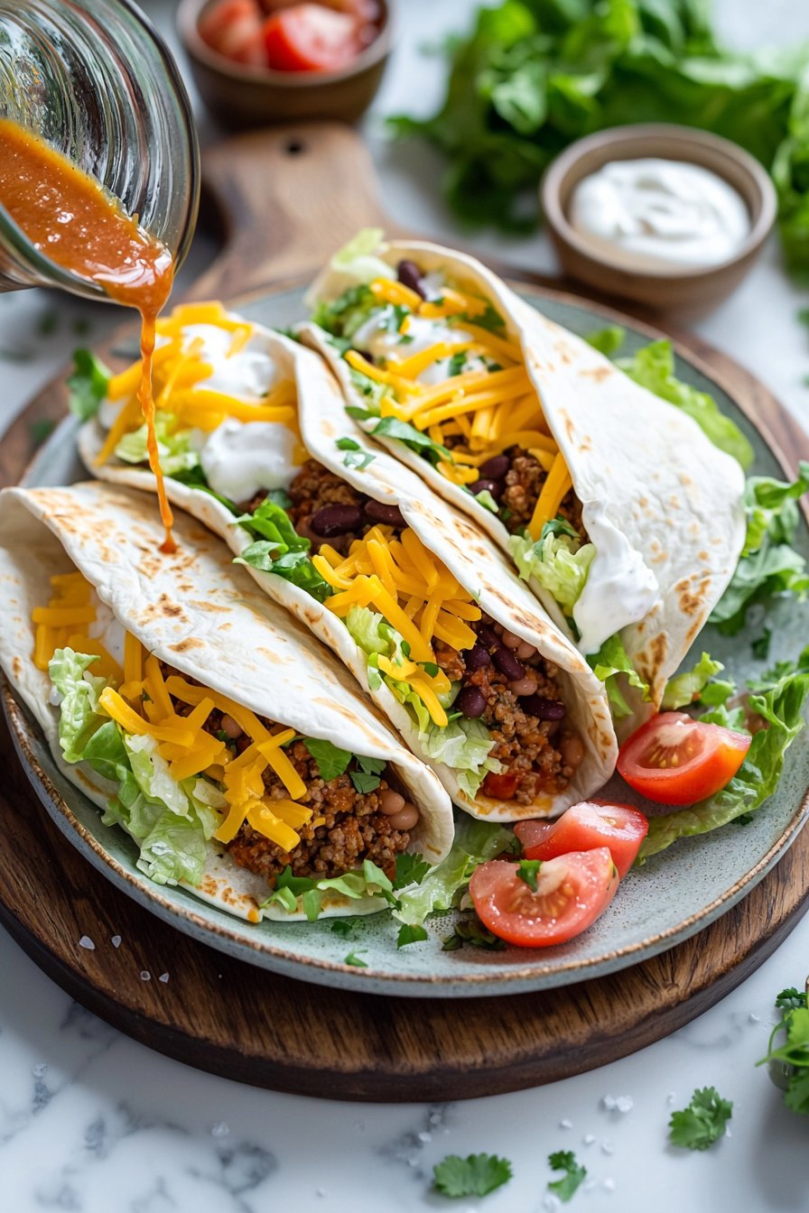 Easy Blackstone Crunchwrap