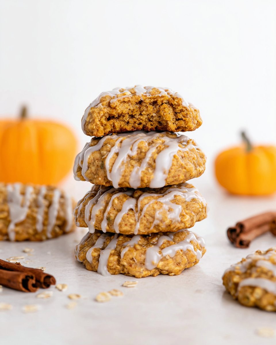 Easy Pumpkin Oatmeal Cookies (Vegan & Dairy-Free)