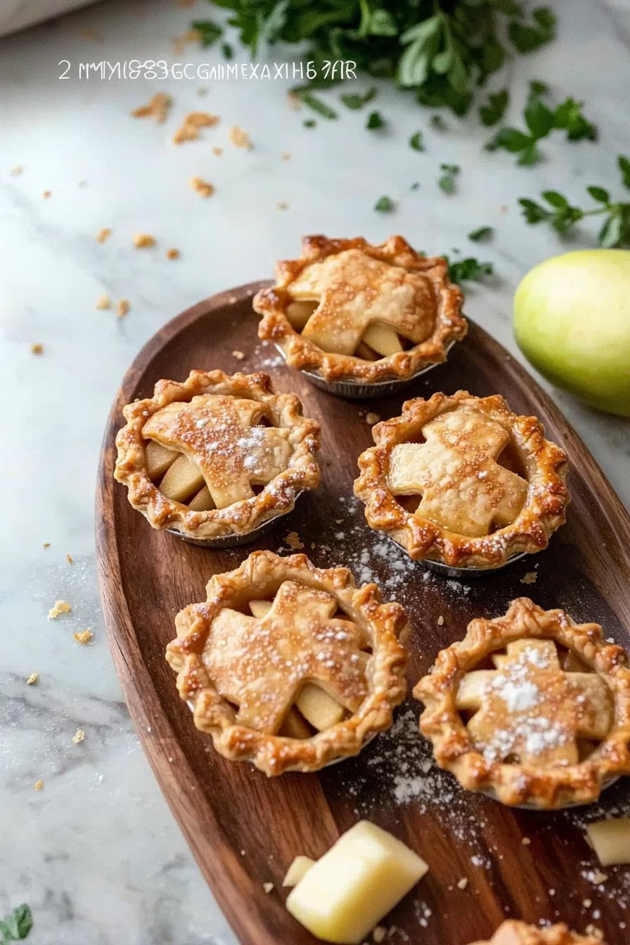 Mini Apple Pies with Flaky Crust