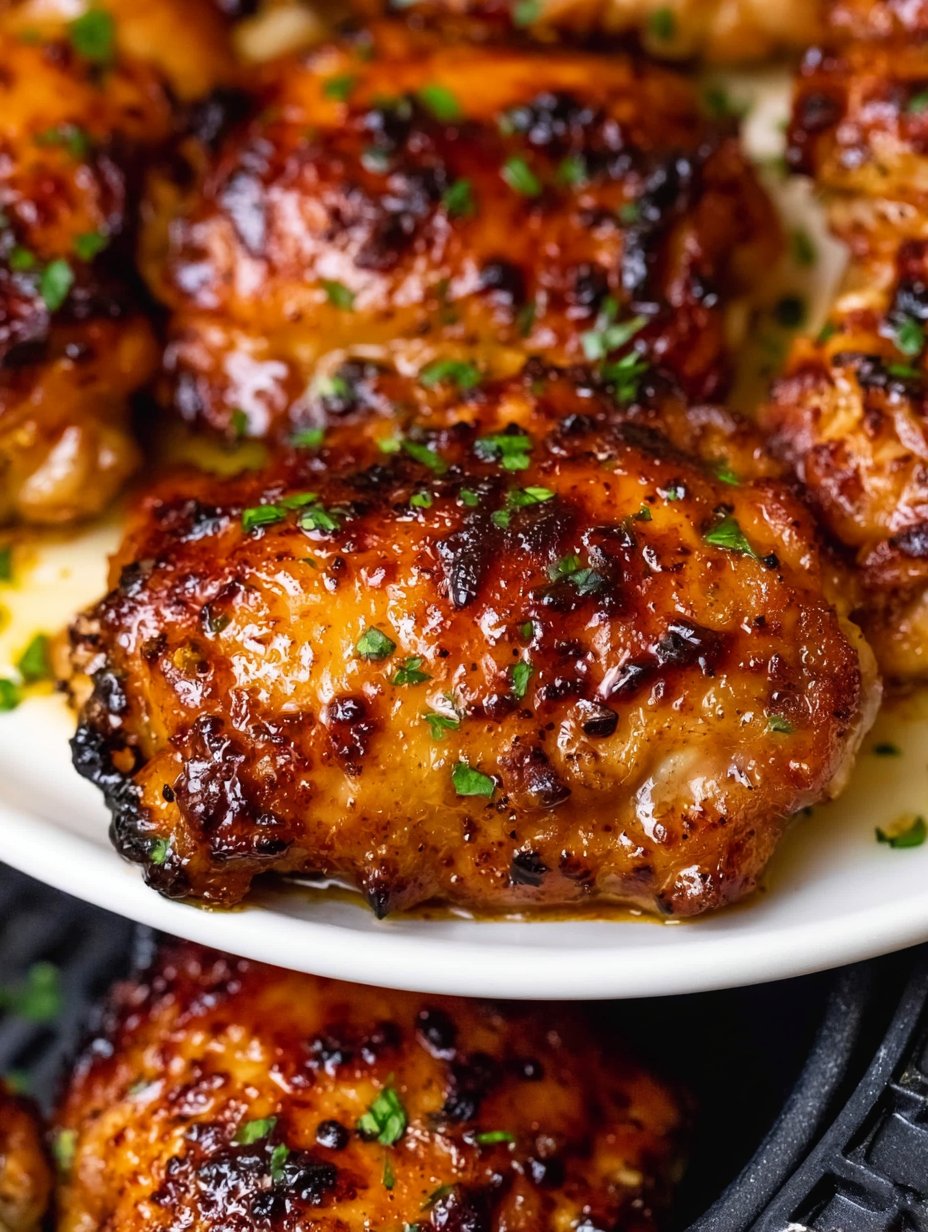 Muslos de Pollo Sin Piel y Sin Hueso en Freidora de Aire