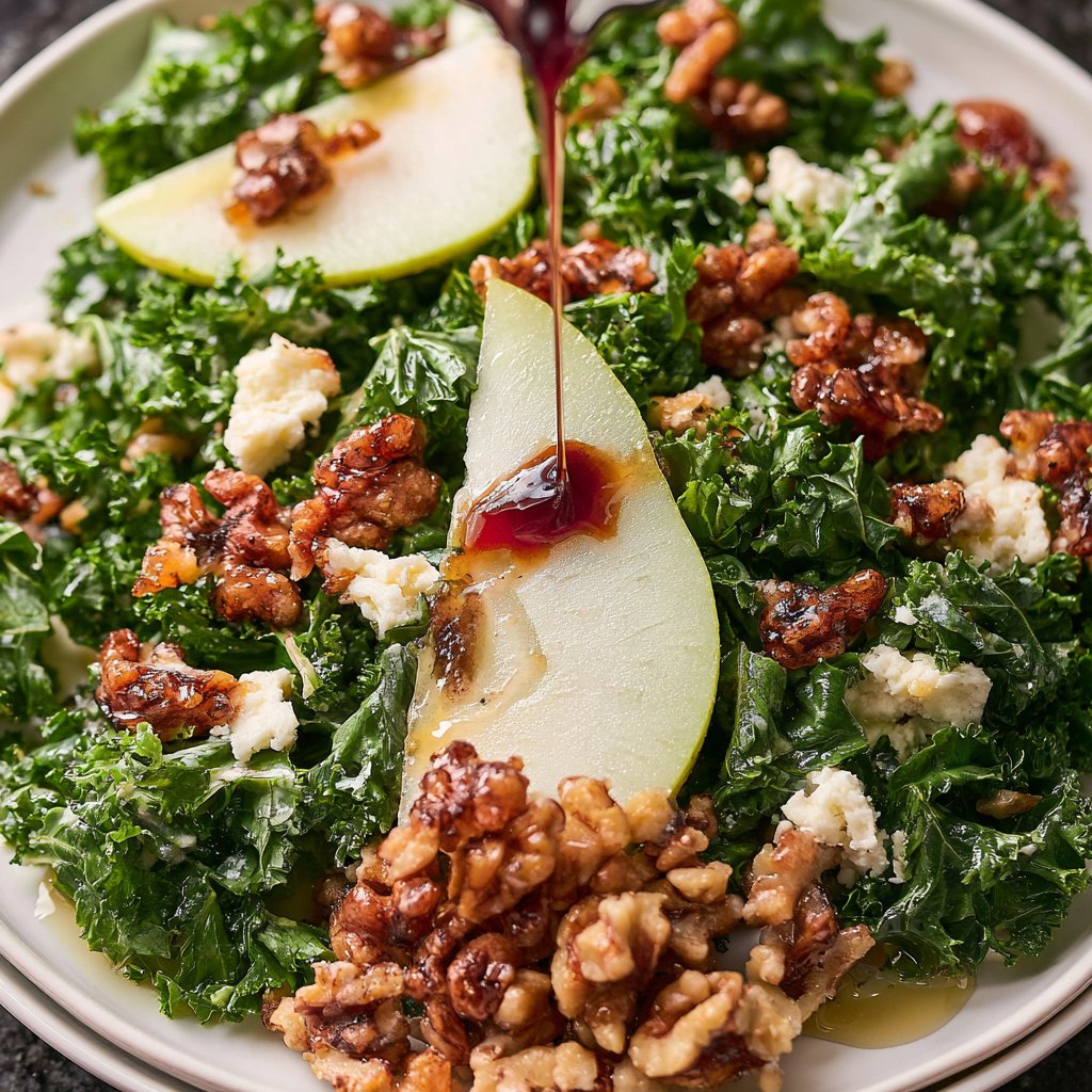 Pear Salad with Candied Walnuts