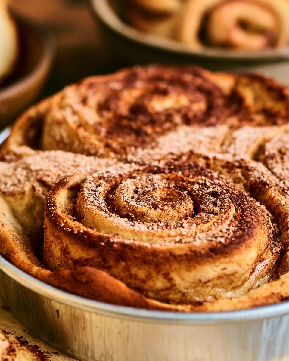 High-Protein Cinnamon Swirl Cake