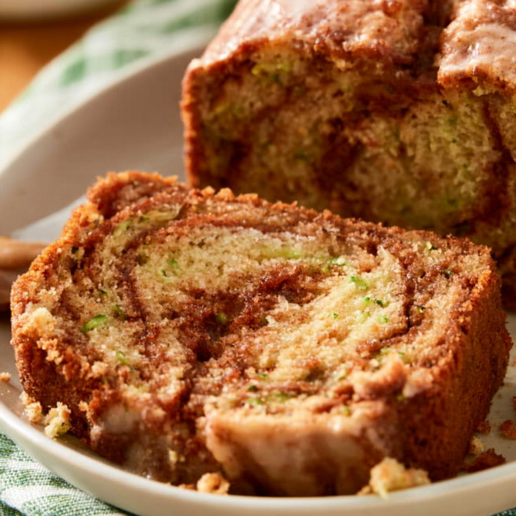 Moist and Delicious Cinnamon Swirl Zucchini Bread