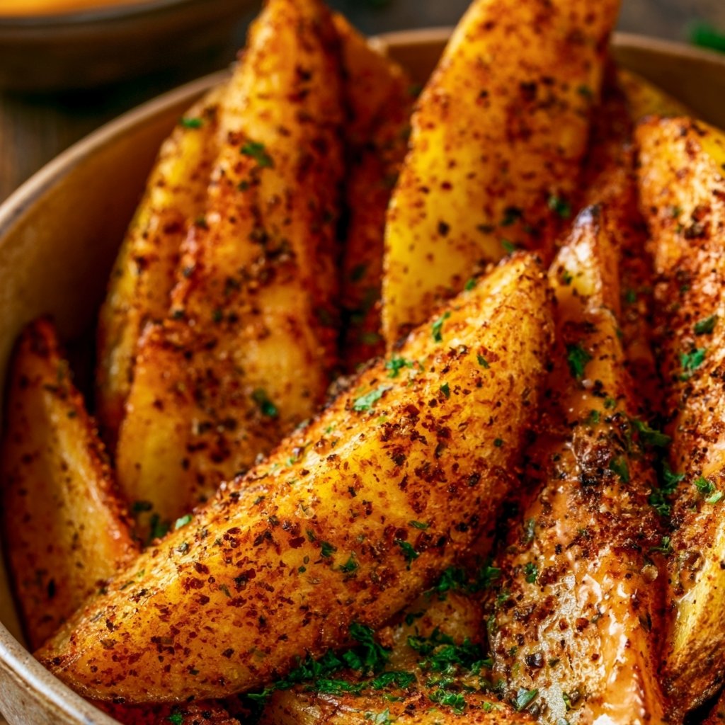Seasoned Baked Potato Wedges