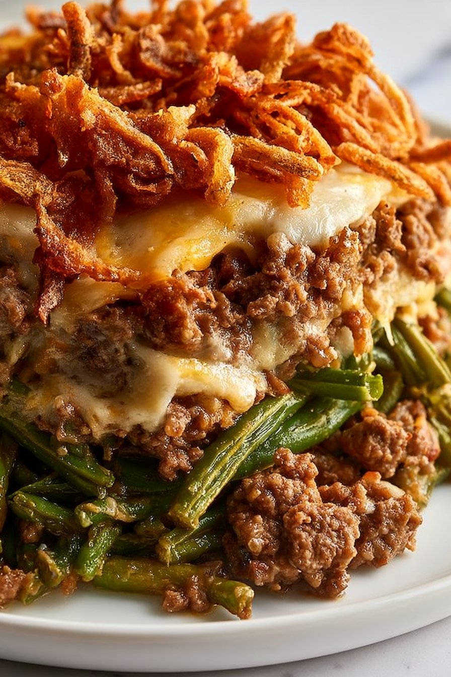 Hamburger Green Bean Casserole