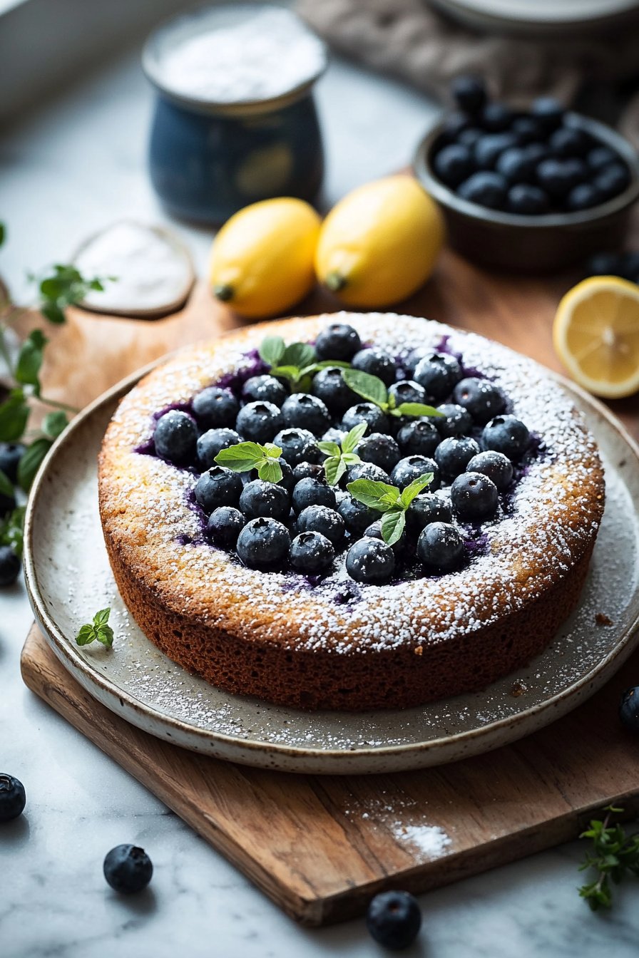 Lemon Blueberry Cake