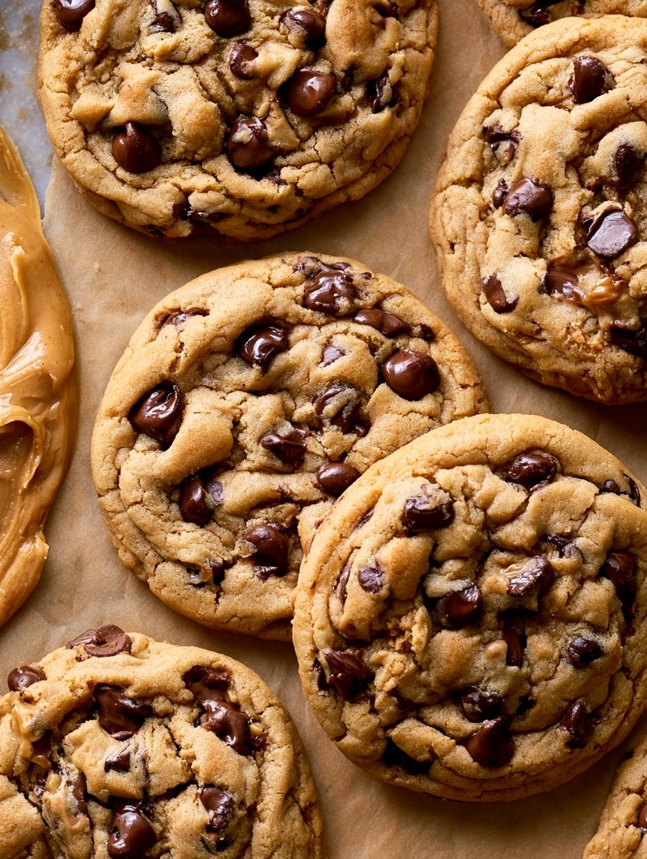 Galletas de Chocolate con Mantequilla de Maní