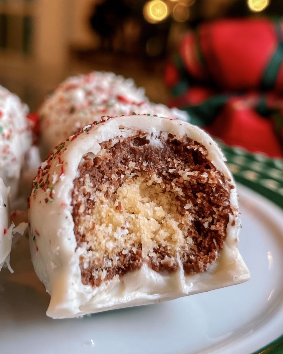 The Ultimate Little Debbie Christmas Tree Cake Truffles
