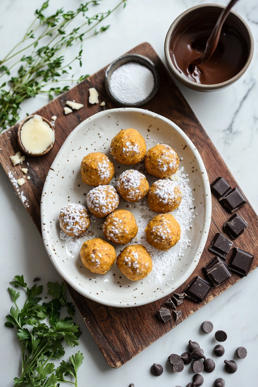 No Bake Pumpkin Cheesecake Balls
