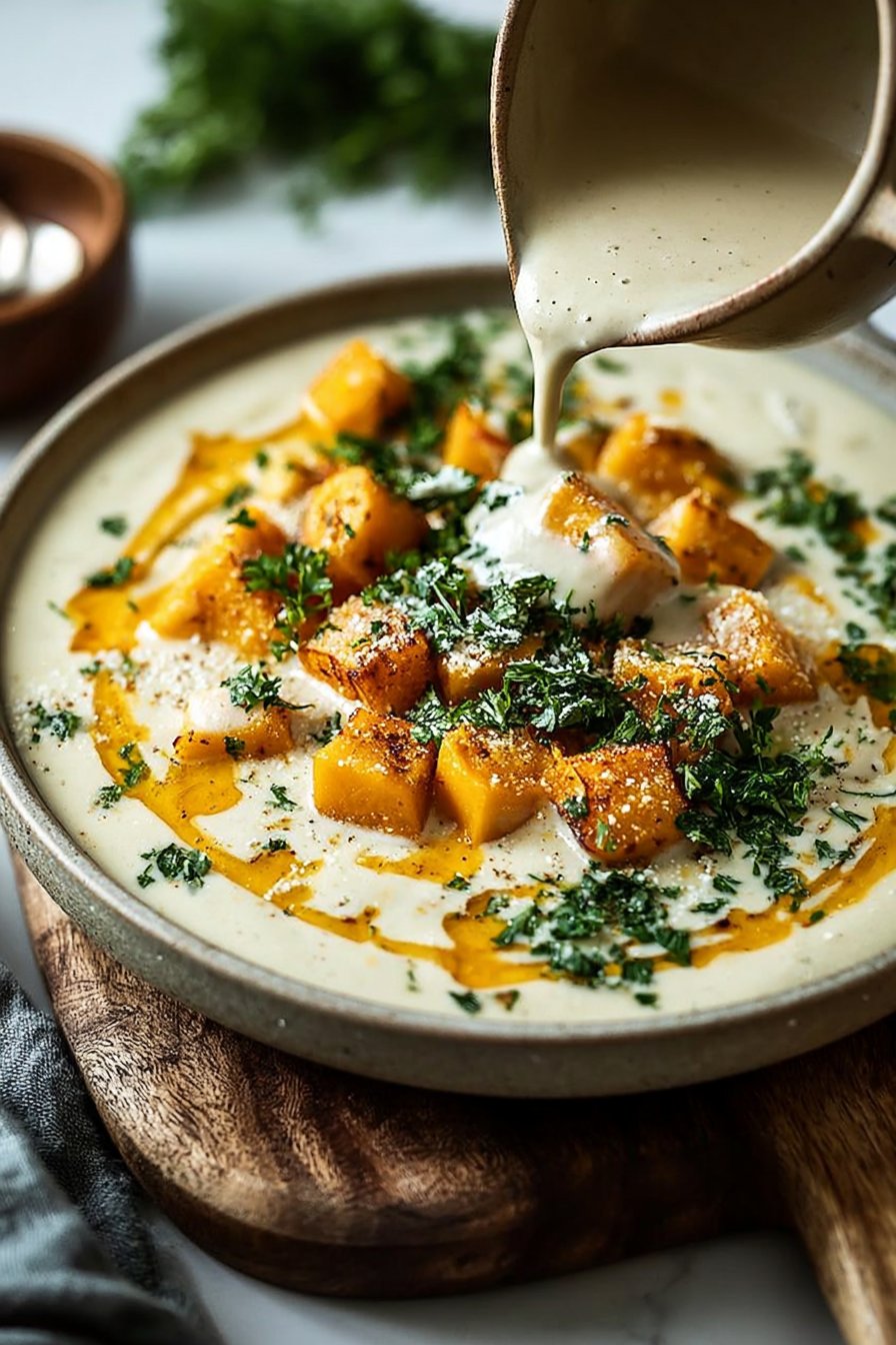 Creamy Vegan Butternut Squash Bake