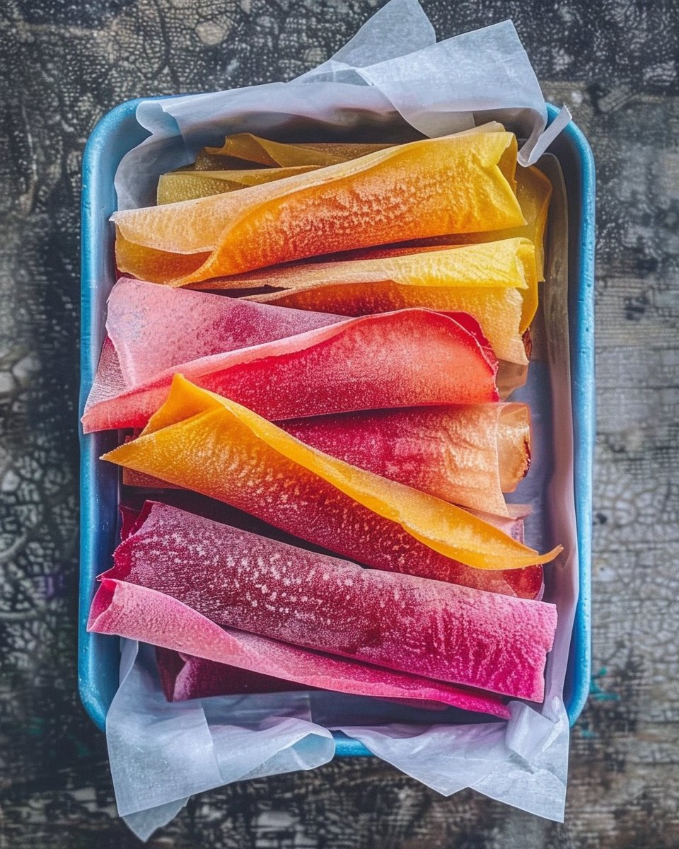 Tie-Dyed Fruit Leathers