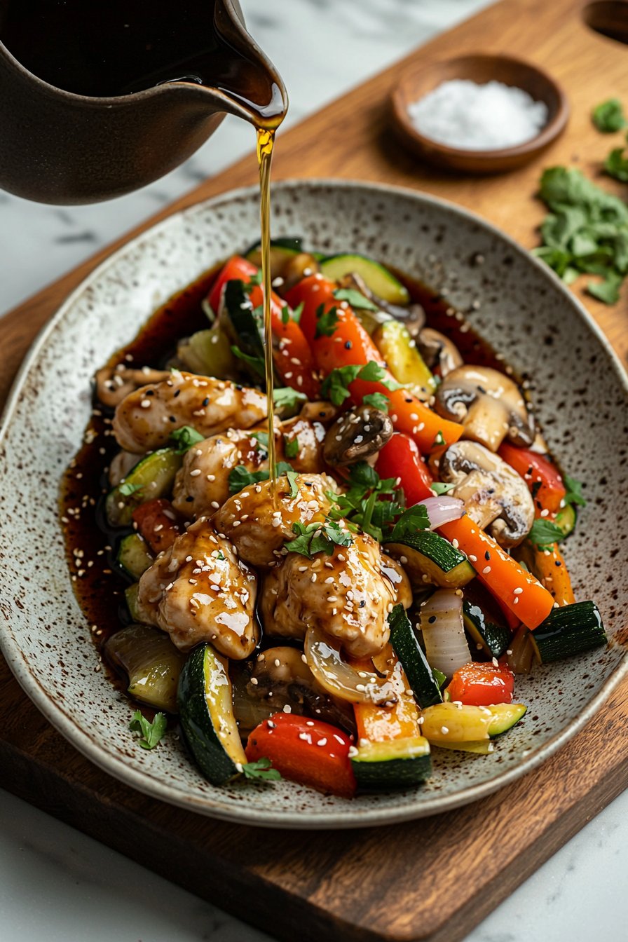 Hibachi Chicken and Vegetables