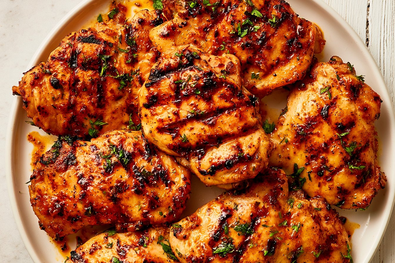 Grilled Chicken Thighs 2 Grilled Chicken Thighs