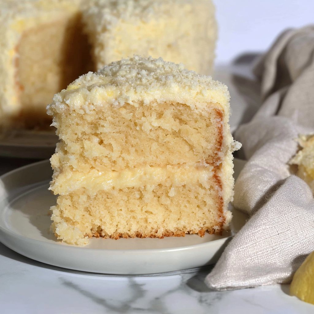 Italian Lemon Cream Cake