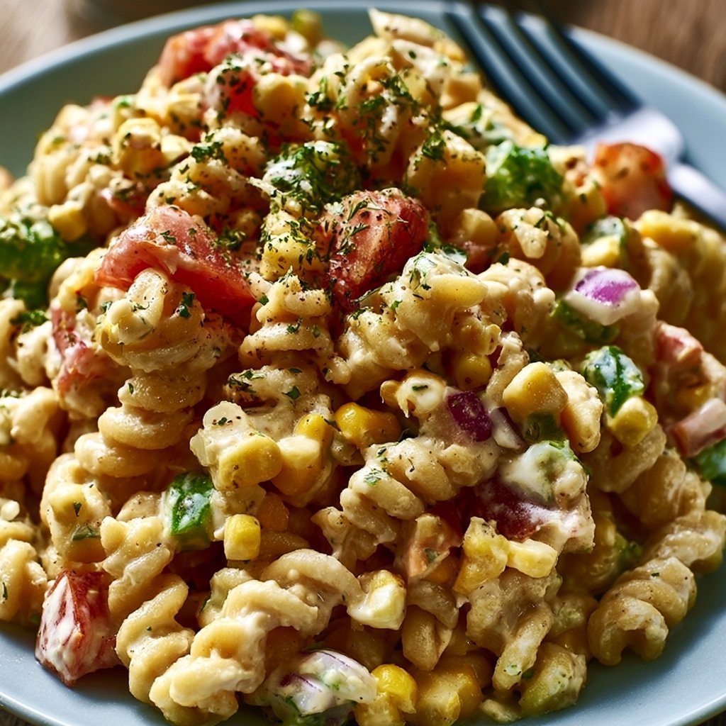 Mexikanischer Mais-Pasta-Salat