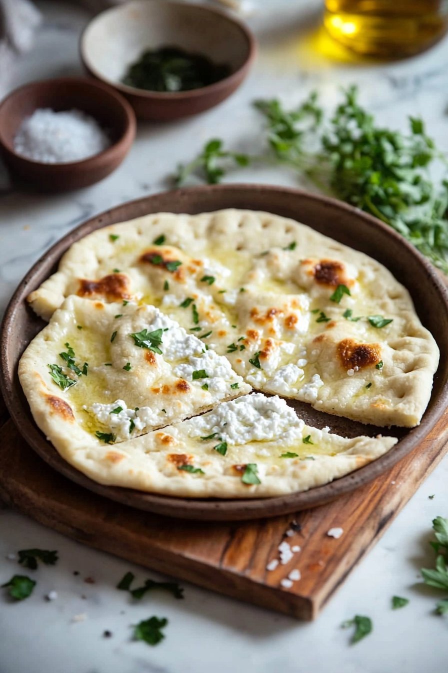 Fluffy Cottage Cheese Flatbread