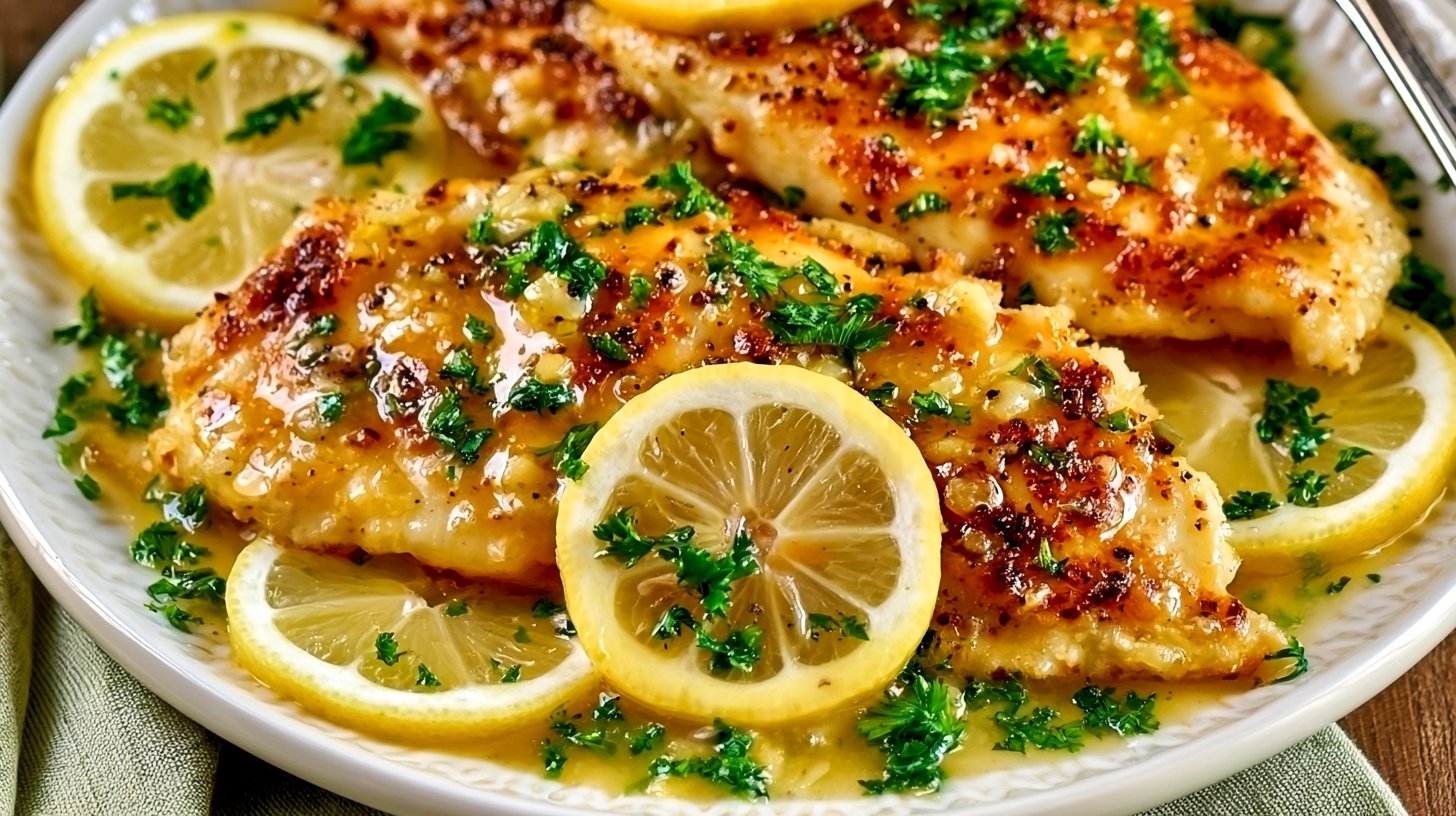 Lemon Chicken Recipe (with Lemon Butter Sauce)