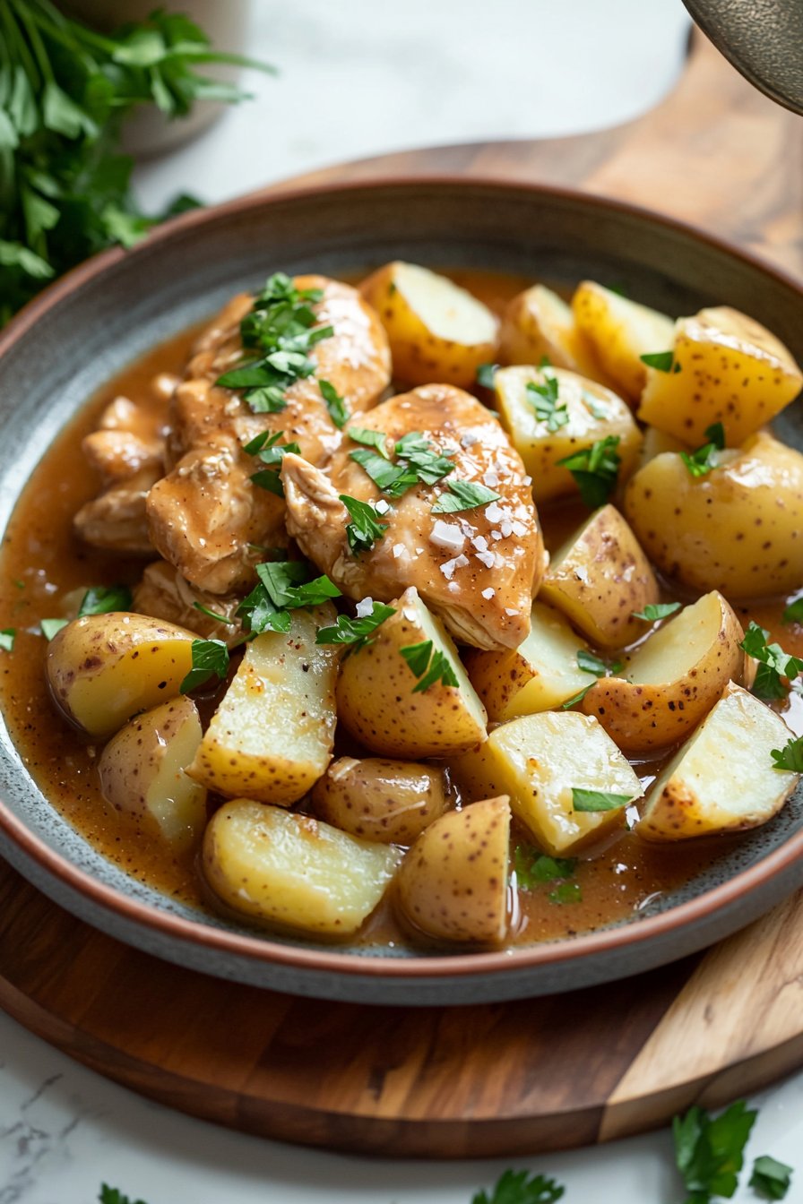 Crockpot Chicken and Potatoes