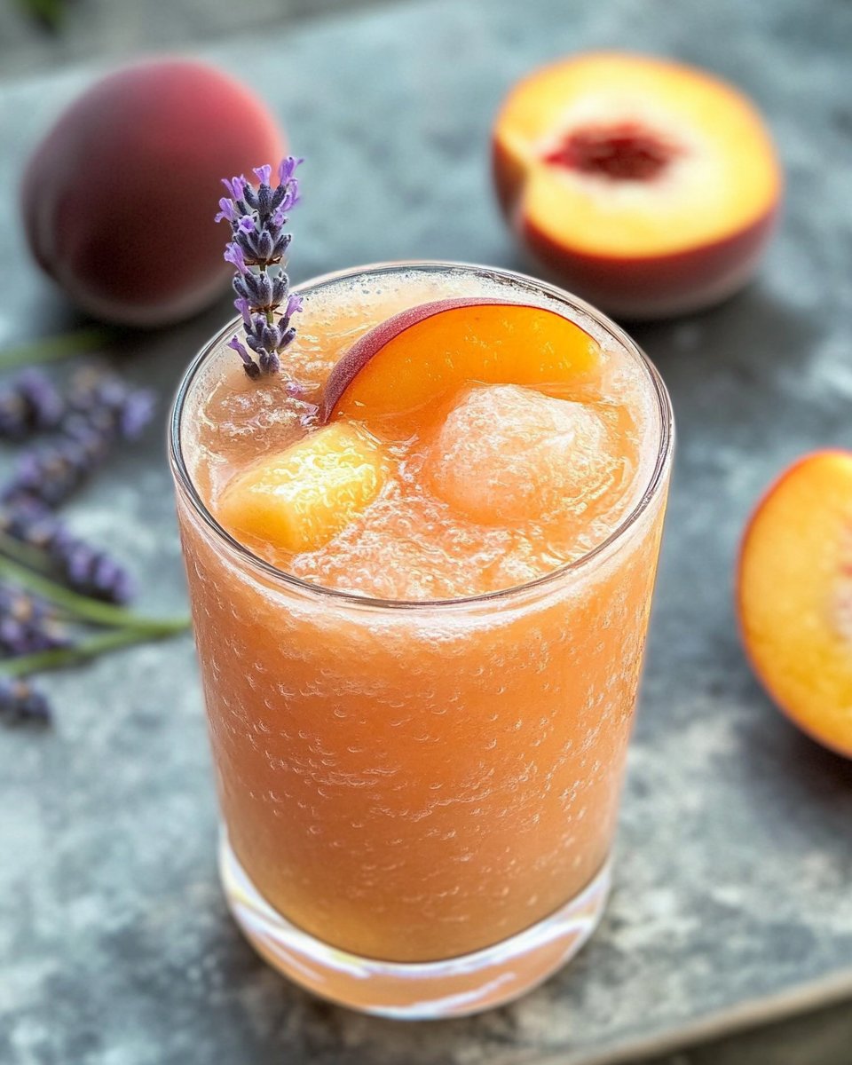 Peach Lavender Slush