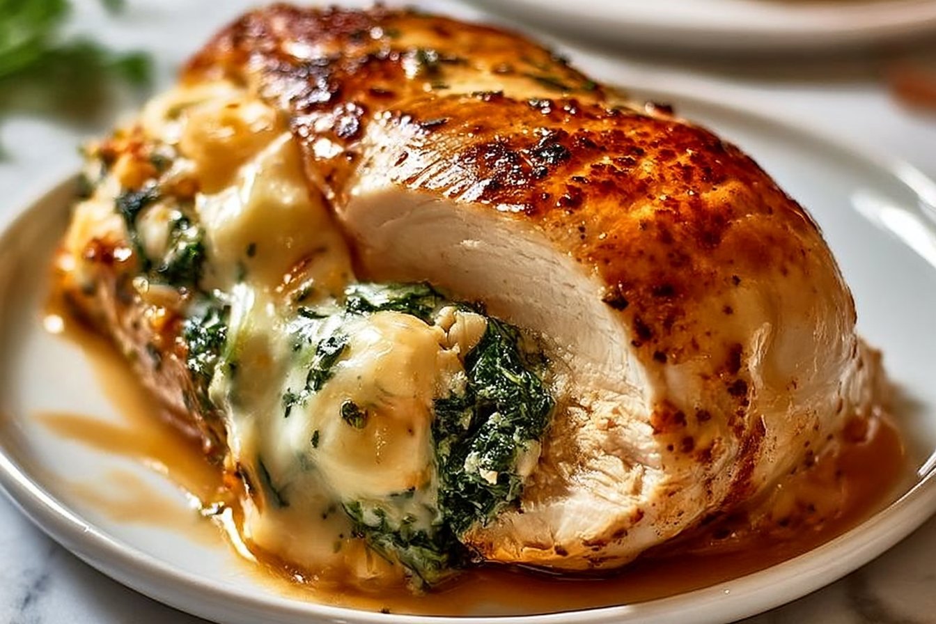 Ruth's Chris Stuffed Chicken Copycat