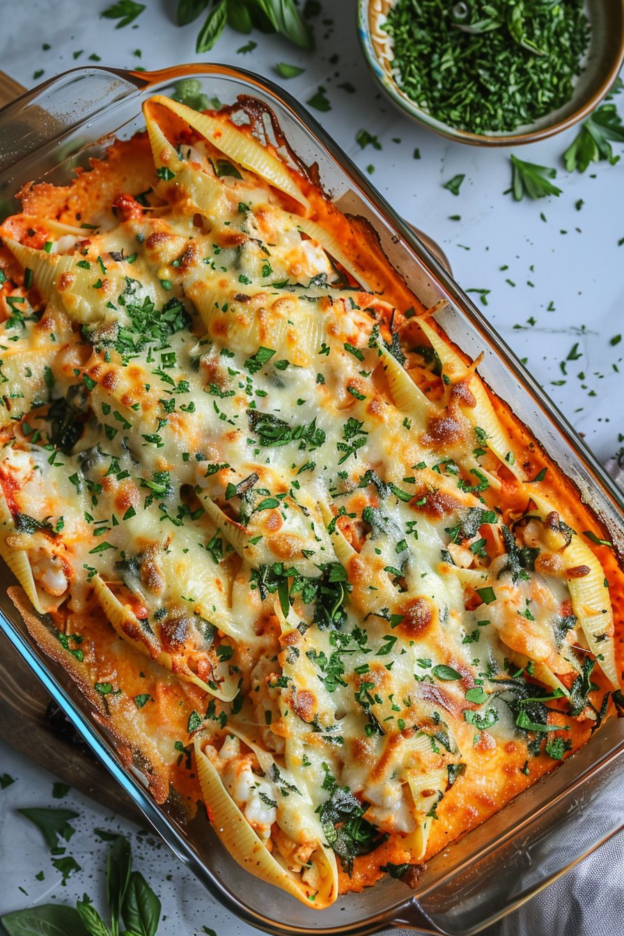 Delicious Stuffed Shells Recipe | How to Make Stuffed Shells with Ricotta Cheese, Easy Stuffed Shells Recipe with Ricotta