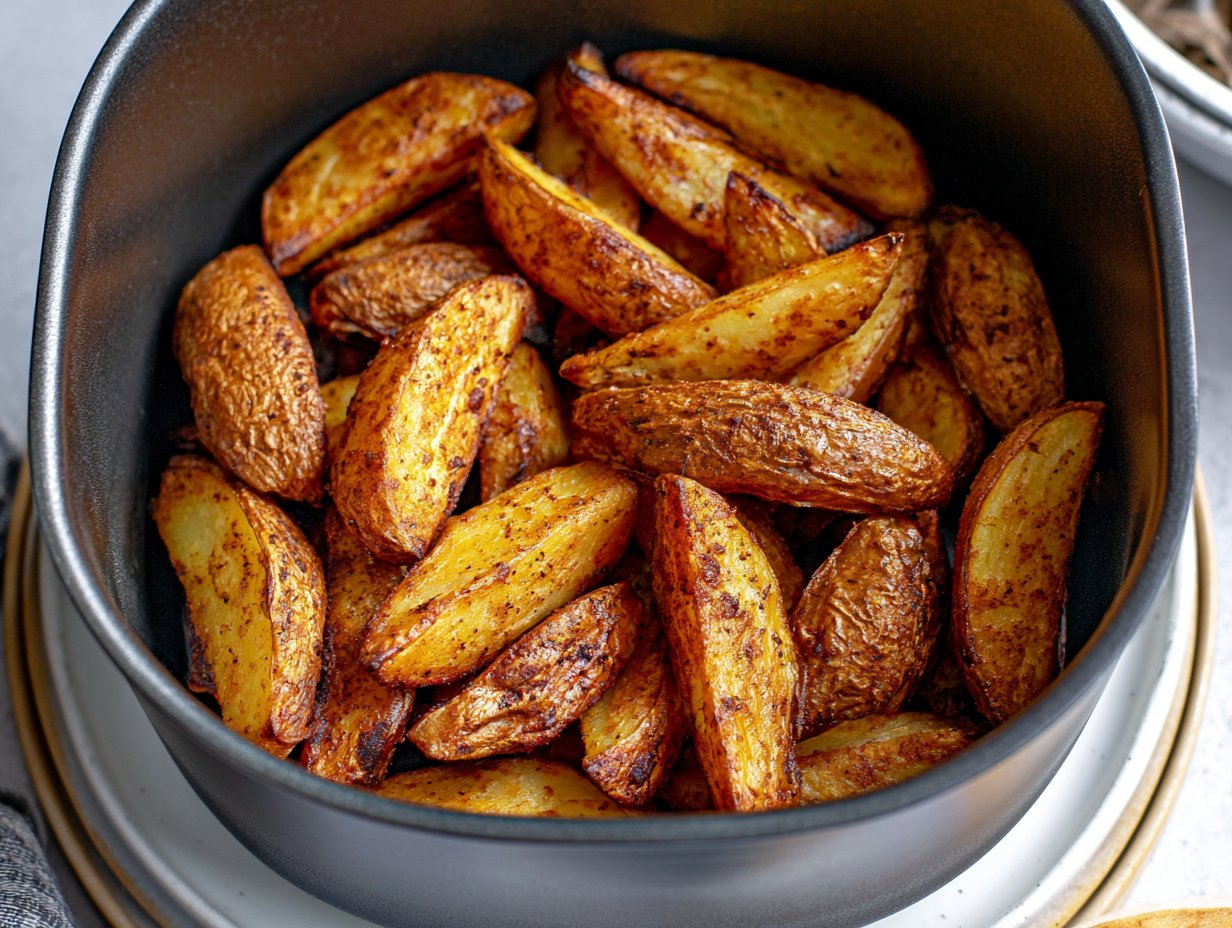 Kartoffel-Wedges aus der Heißluftfritteuse