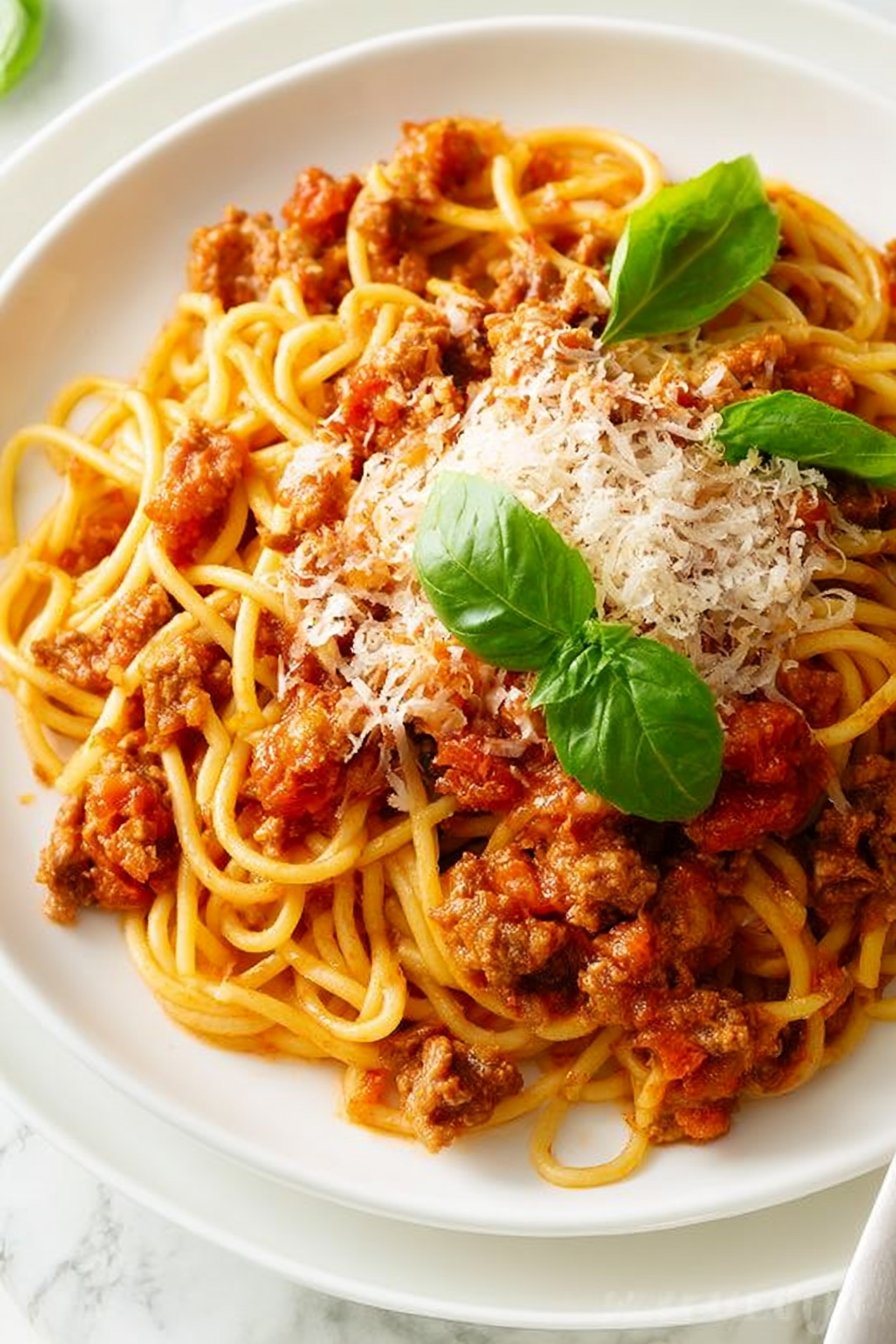 Instant Pot Spaghetti and Meat Sauce