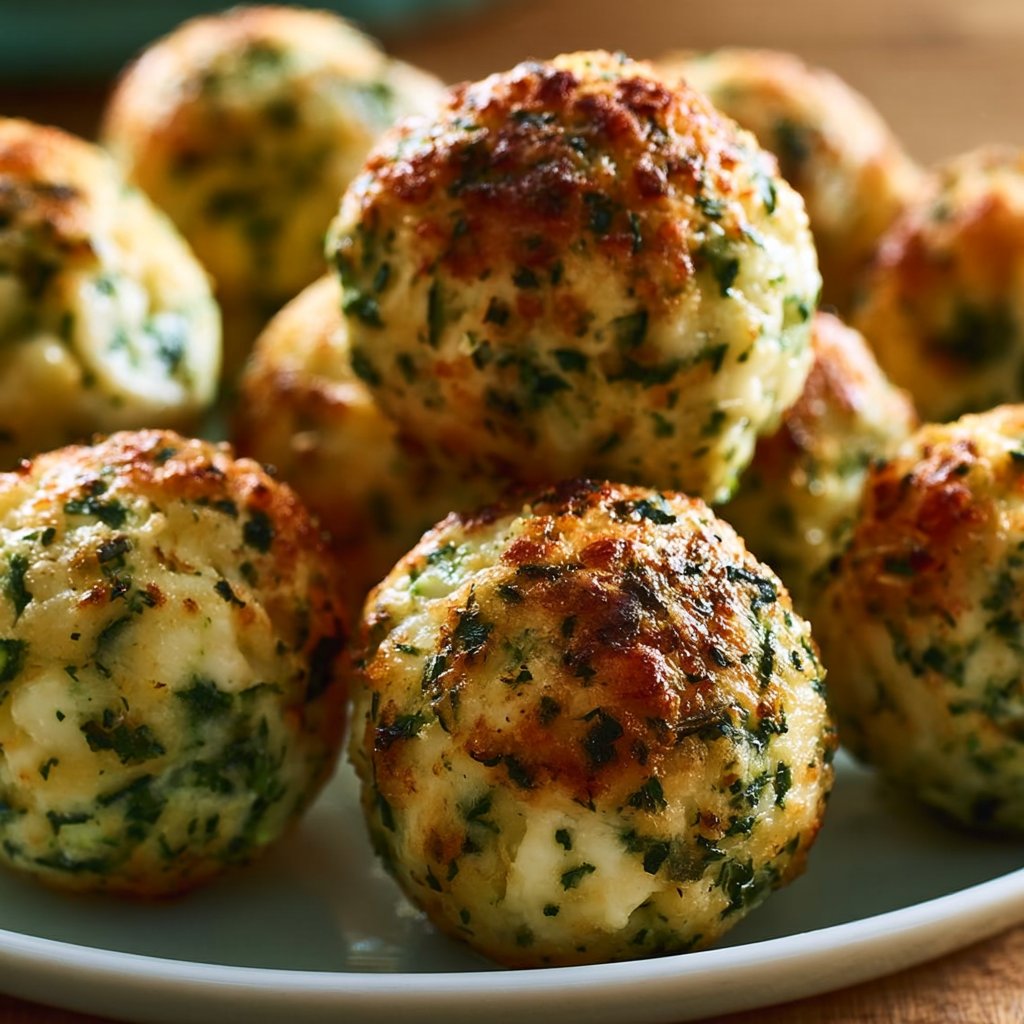 Zucchini-Feta-Bällchen