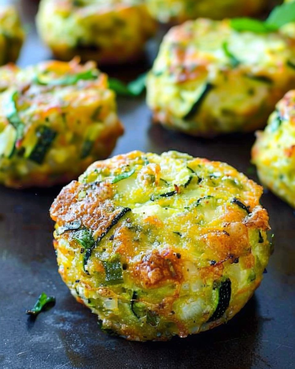Zucchini Garlic Bites