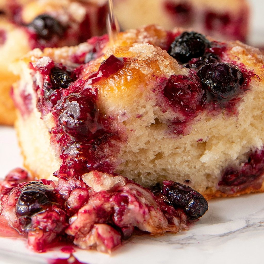 Mini Individual Blueberry Lemon Sweet Focaccias