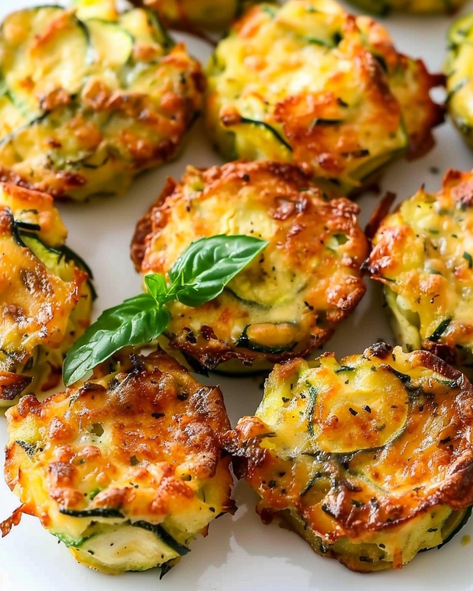 Cheesy Baked Zucchini Tots