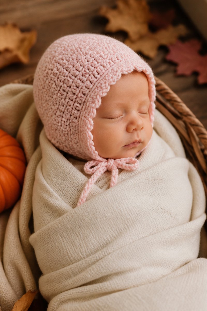 Easy Crochet Baby Bonnet Pattern