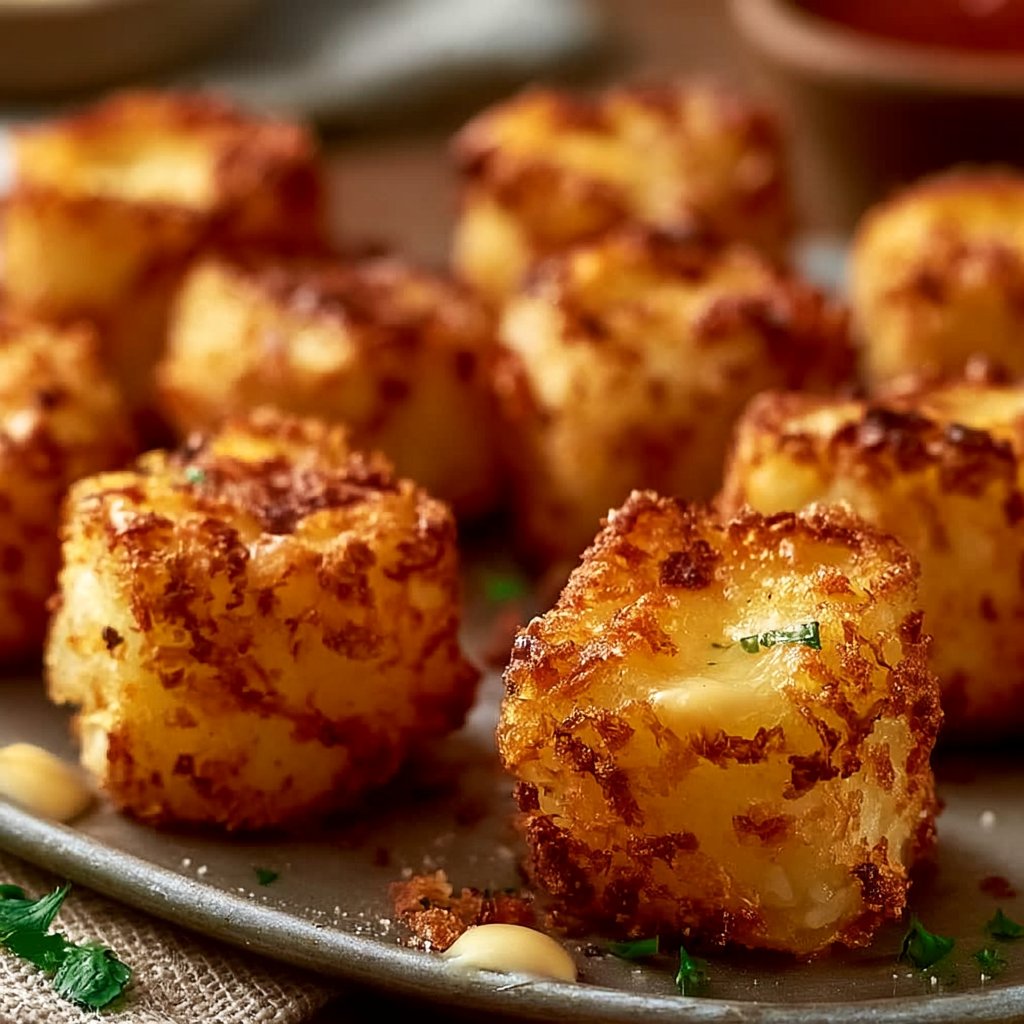 Crispy Loaded Hashbrown Bites for the Perfect Snack Fix