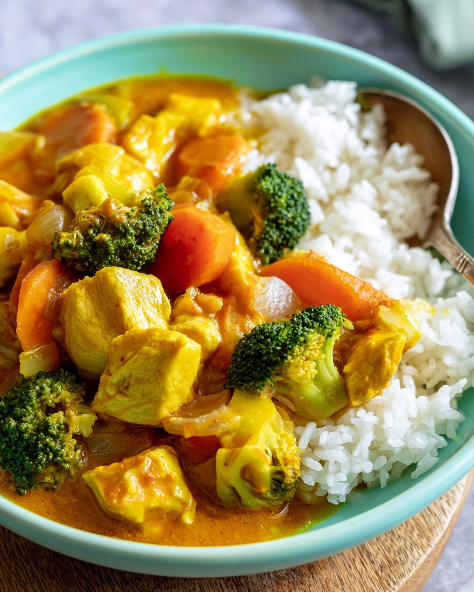 Curry Pfannengericht mit Gemüse