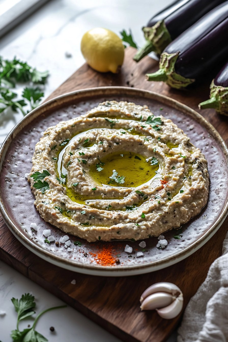 Baba Ganoush Without Tahini