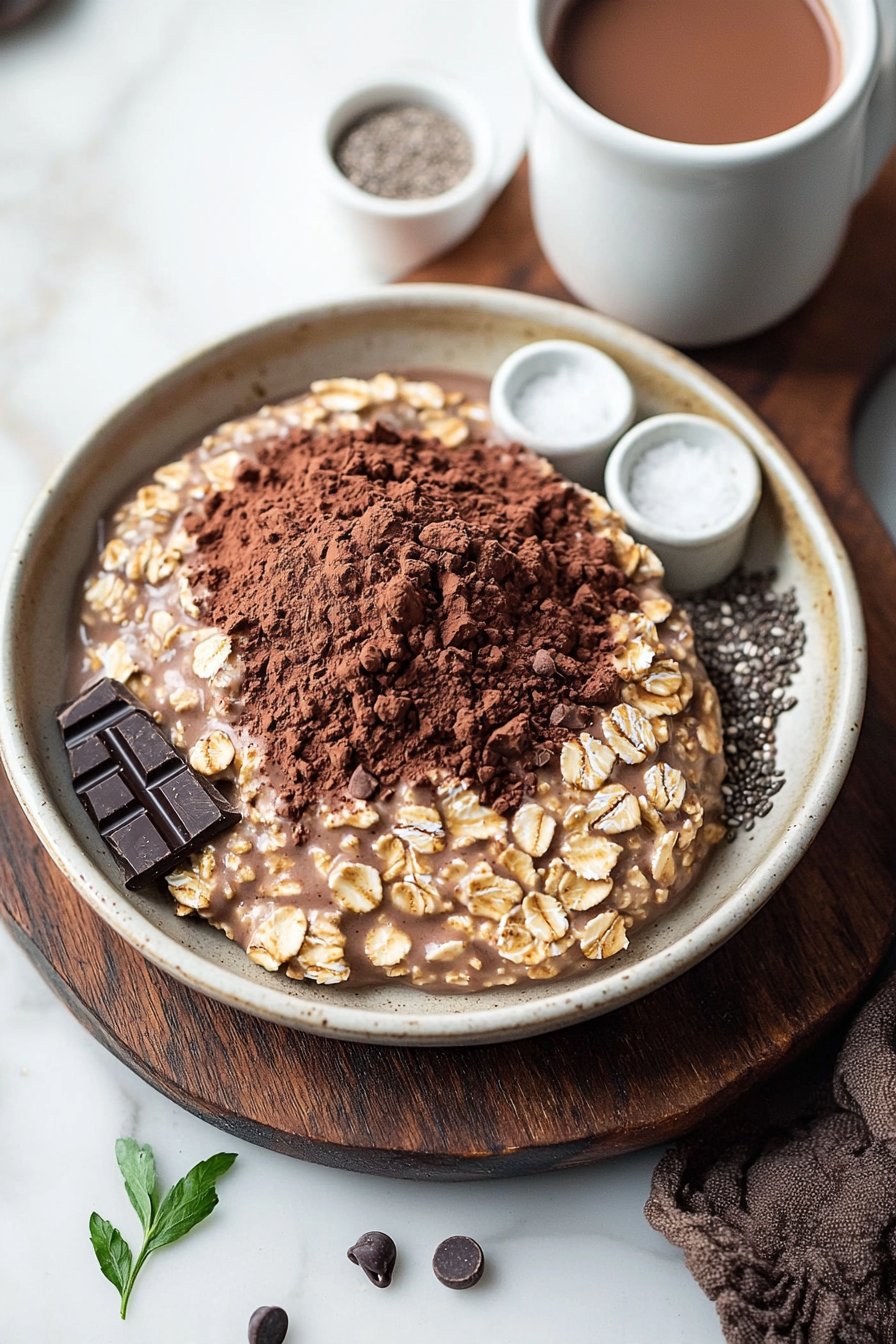 Brownie Batter Overnight Oats