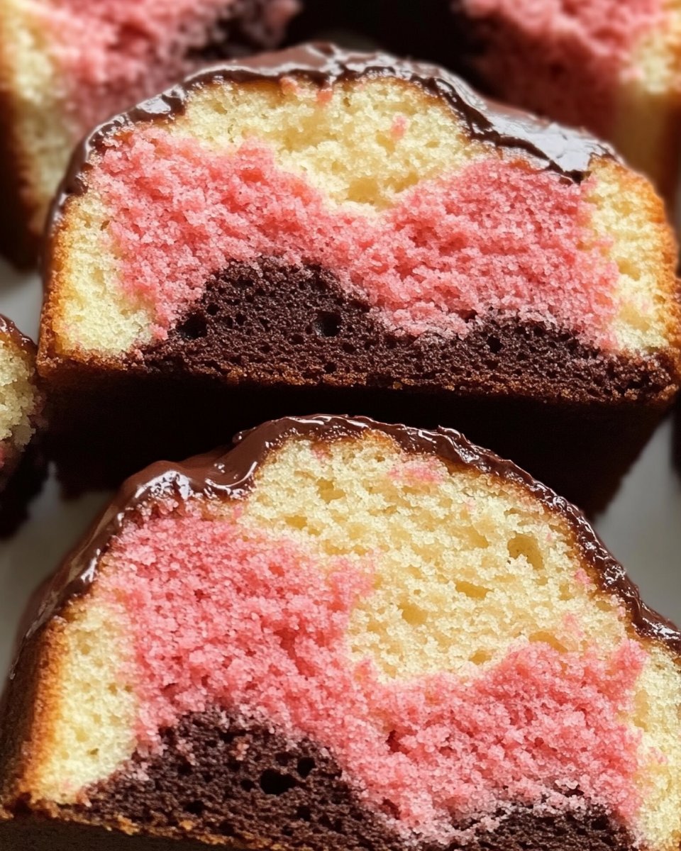 Neapolitan Pound Cake