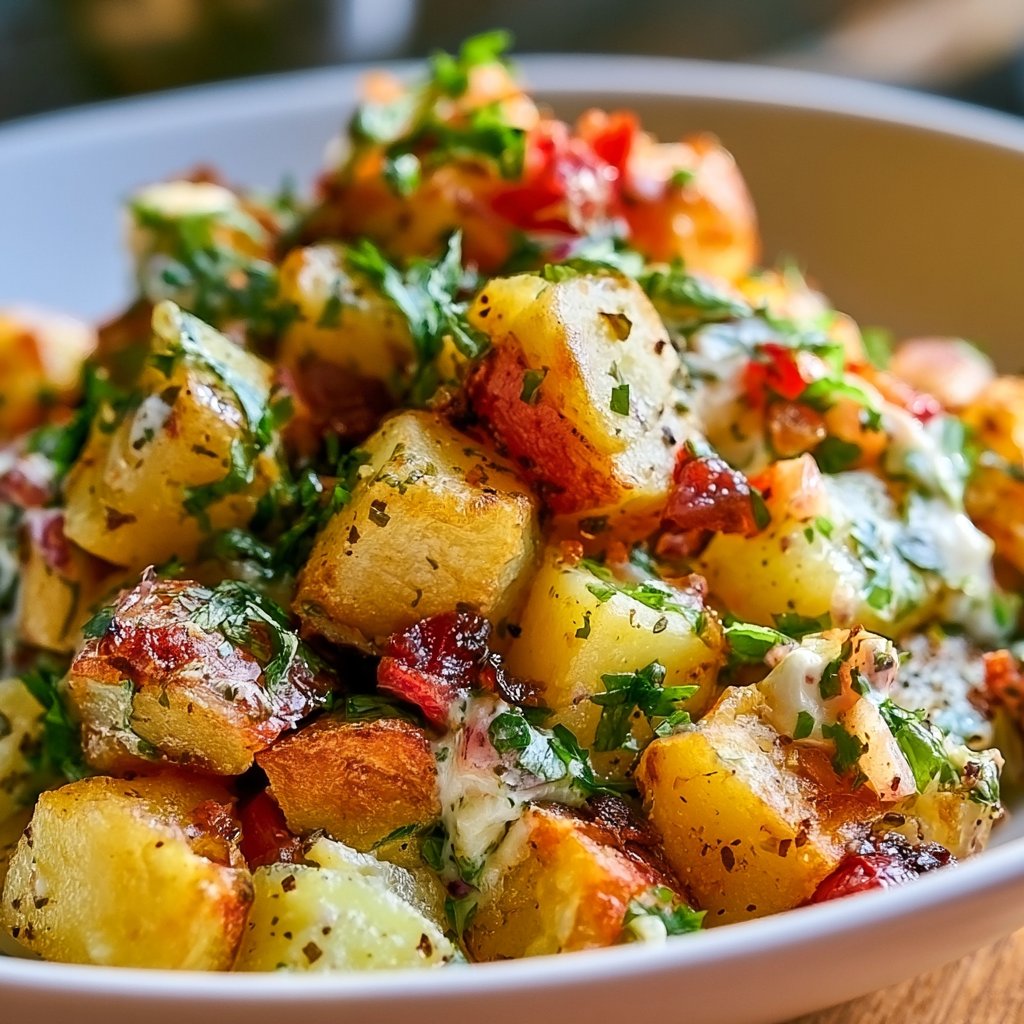 Knuspriger Kartoffelsalat