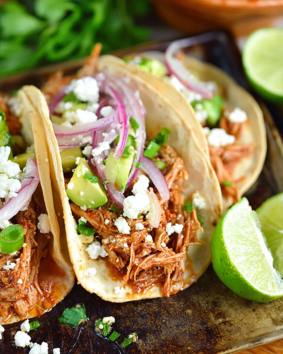 Shredded Chicken Tacos