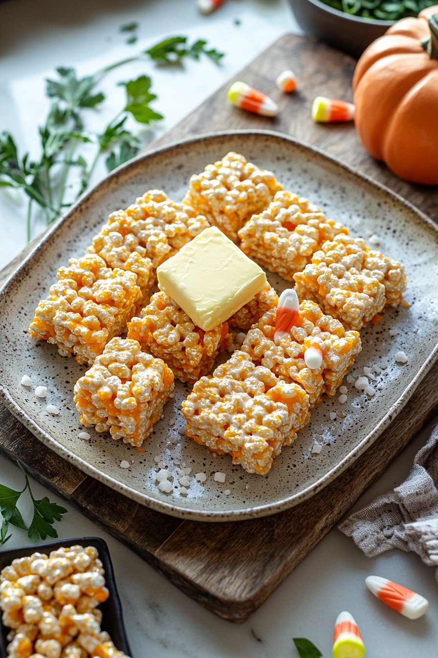 Rice Krispie Pumpkin Treats